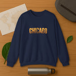 Chicago Dusk Distressed