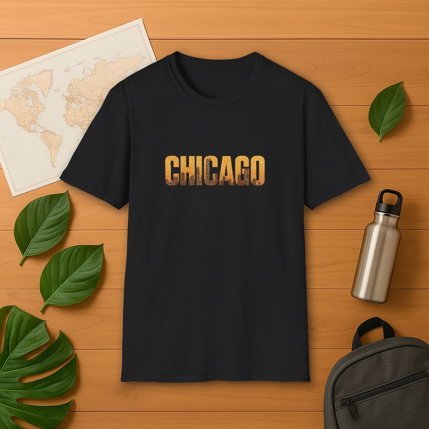 Chicago Dusk Distressed